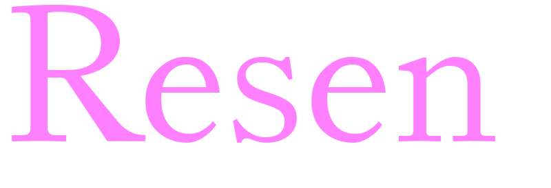 Resen - girls name