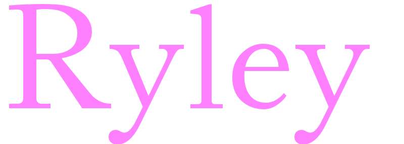 Ryley - girls name