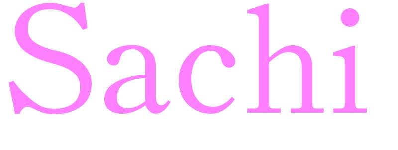 Sachi - girls name