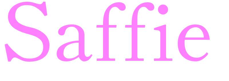 Saffie - girls name