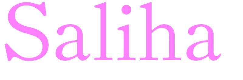 Saliha - girls name