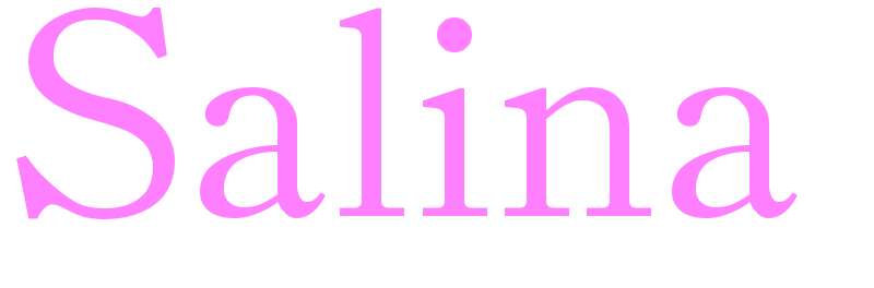Salina - girls name