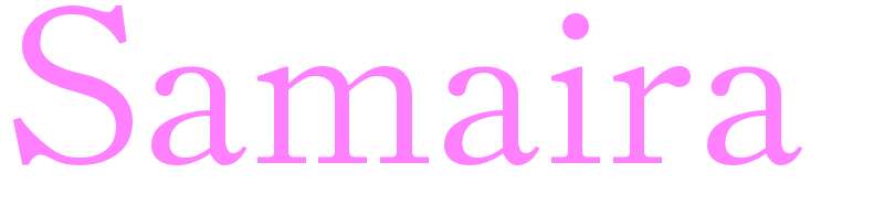 Samaira - girls name
