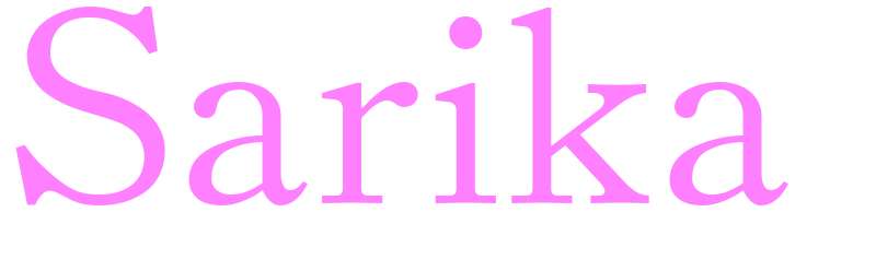 Sarika - girls name