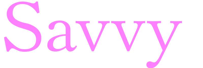 Savvy - girls name