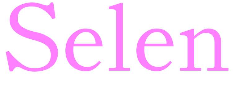 Selen - girls name