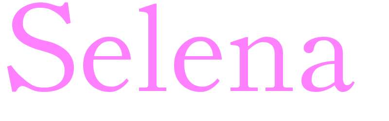 Selena - girls name