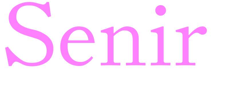Senir - girls name