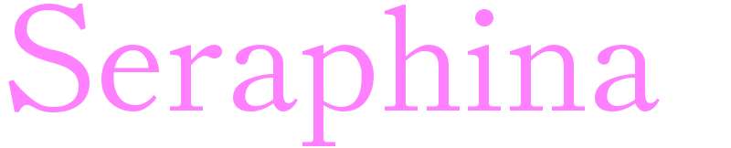 Seraphina - girls name