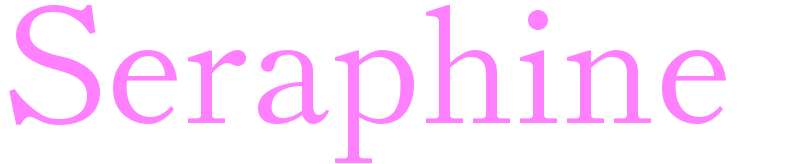 Seraphine - girls name