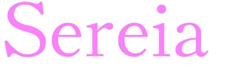 Sereia - girls name