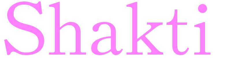 Shakti - girls name