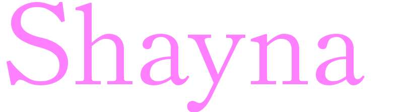 Shayna - girls name