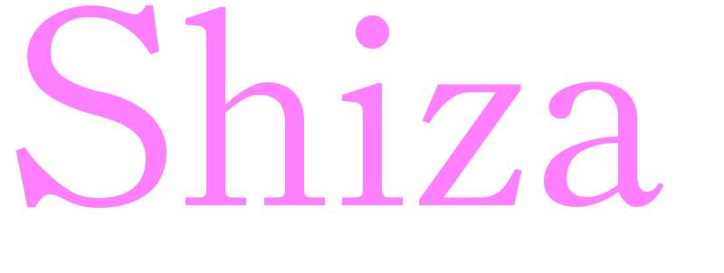 Shiza - girls name