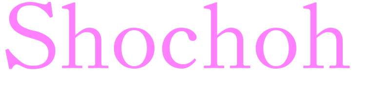 Shochoh - girls name
