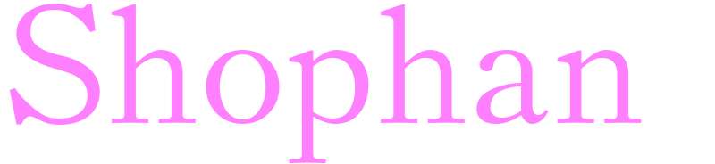 Shophan - girls name