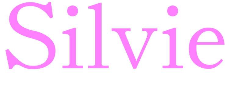 Silvie - girls name