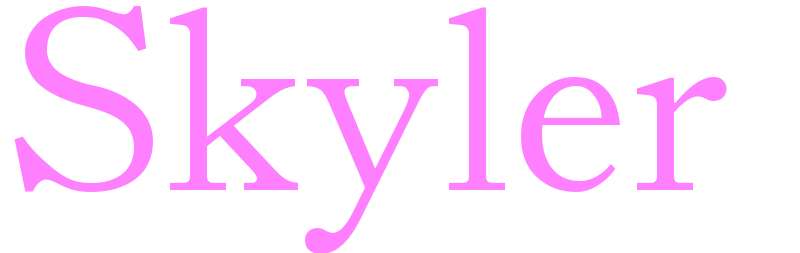 Skyler - girls name