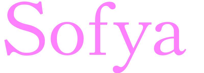 Sofya - girls name