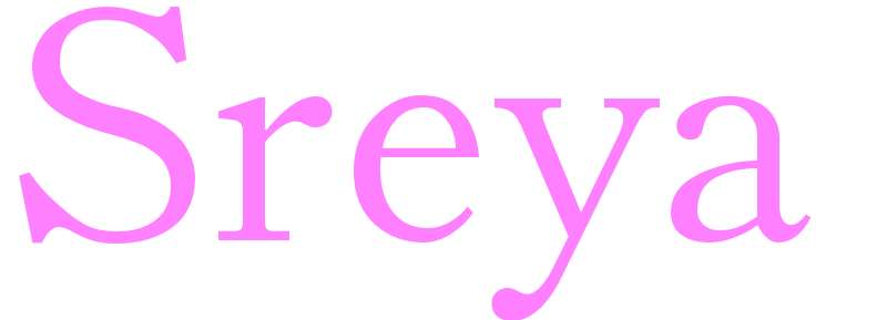 Sreya - girls name
