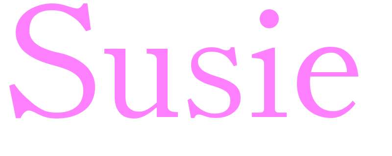 Susie - girls name
