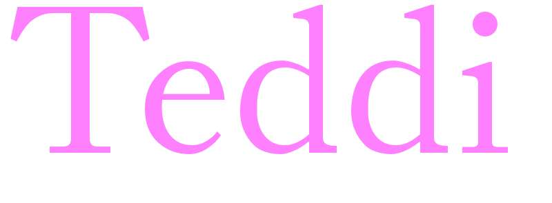 Teddi - girls name