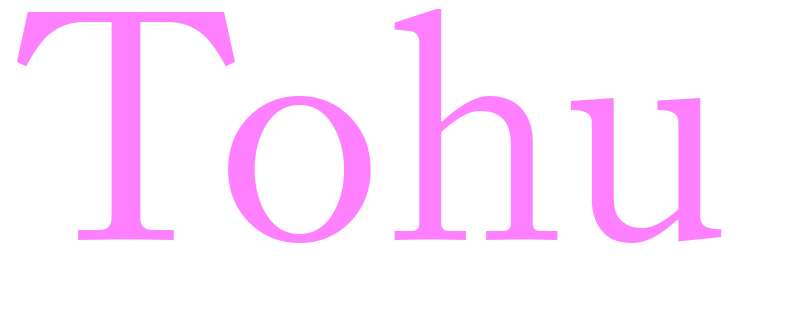 Tohu - girls name