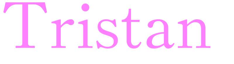 Tristan - girls name