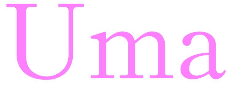 Uma - girls name