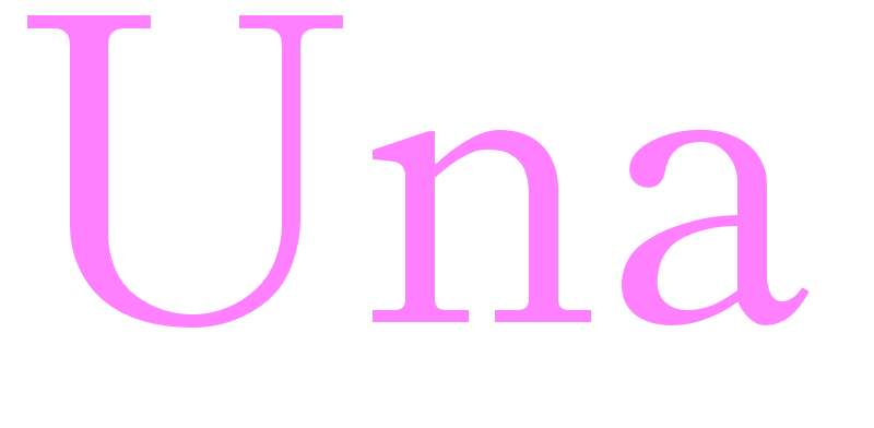 Una - girls name