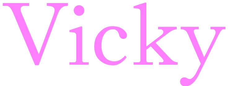 Vicky - girls name