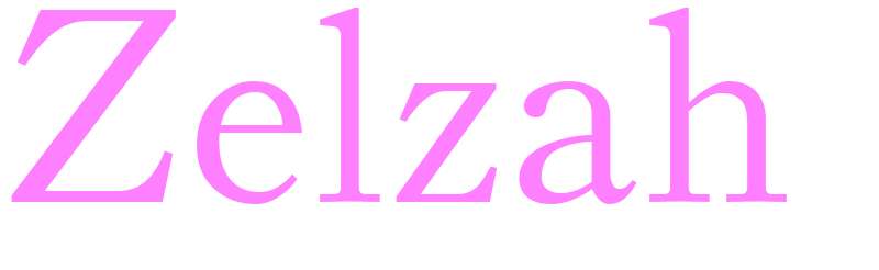 Zelzah - girls name