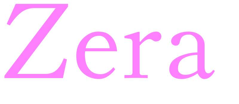 Zera - girls name