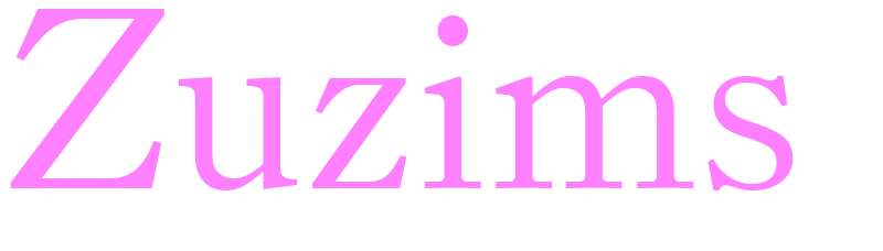 Zuzims - girls name