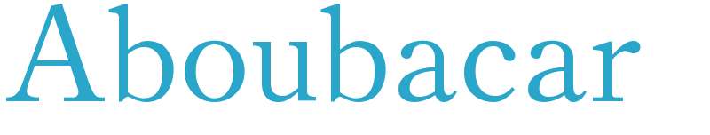 Aboubacar - boys name