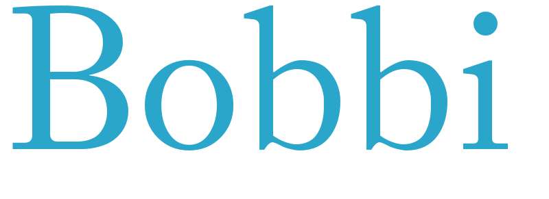 Bobbi - boys name