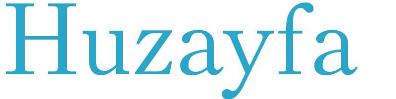 Huzayfa - boys name