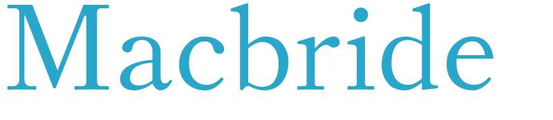 Macbride - Name for Boys - Meaning, Popularity and Origin