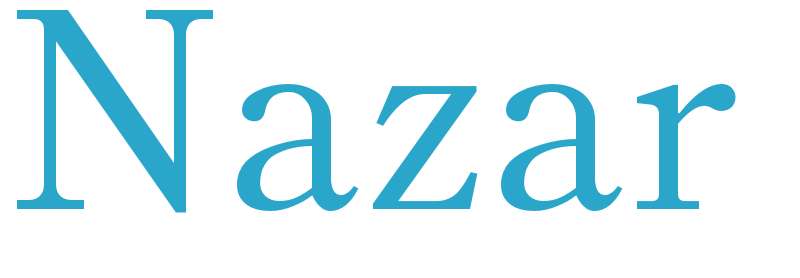 Nazar - boys name