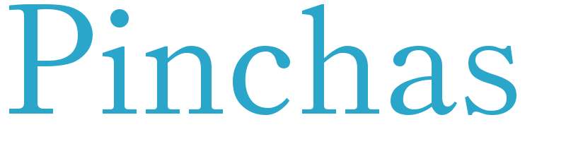 Pinchas - boys name