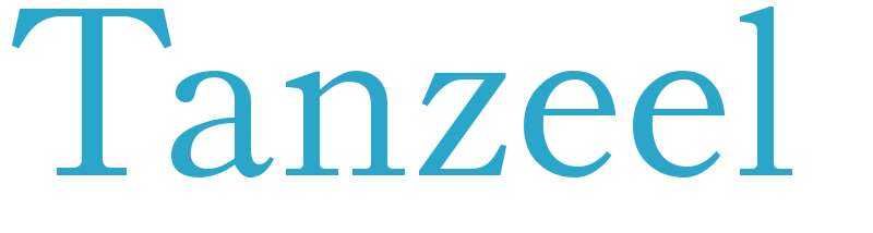 Tanzeel - boys name