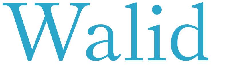 Walid - boys name
