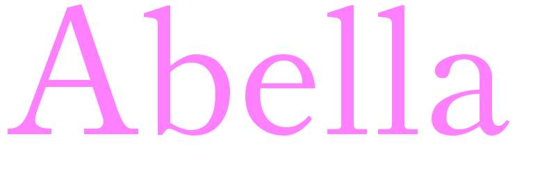 Abella - girls name