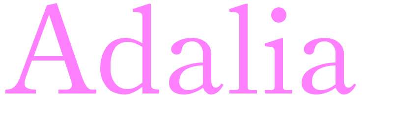 Adalia - girls name