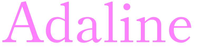 Adaline - girls name