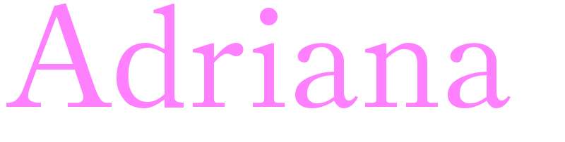 Adriana - girls name