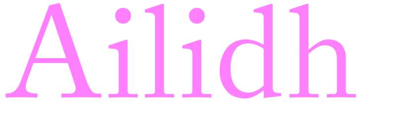 Ailidh - girls name