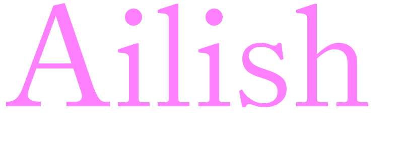 Ailish - girls name