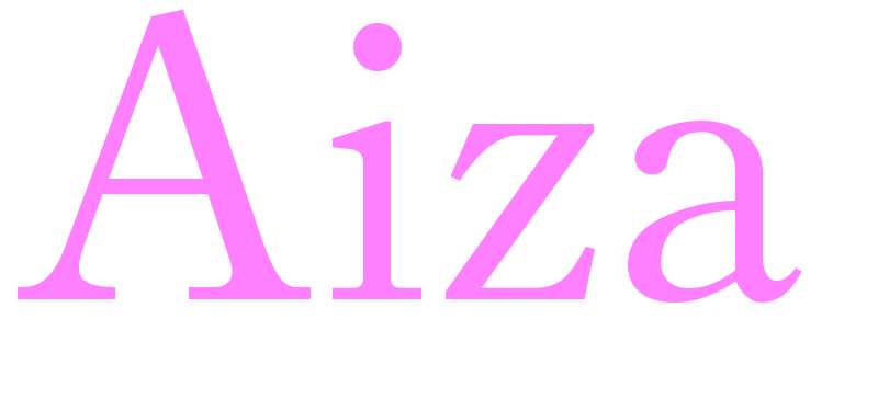 Aiza - girls name