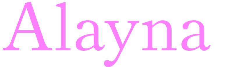 Alayna - girls name